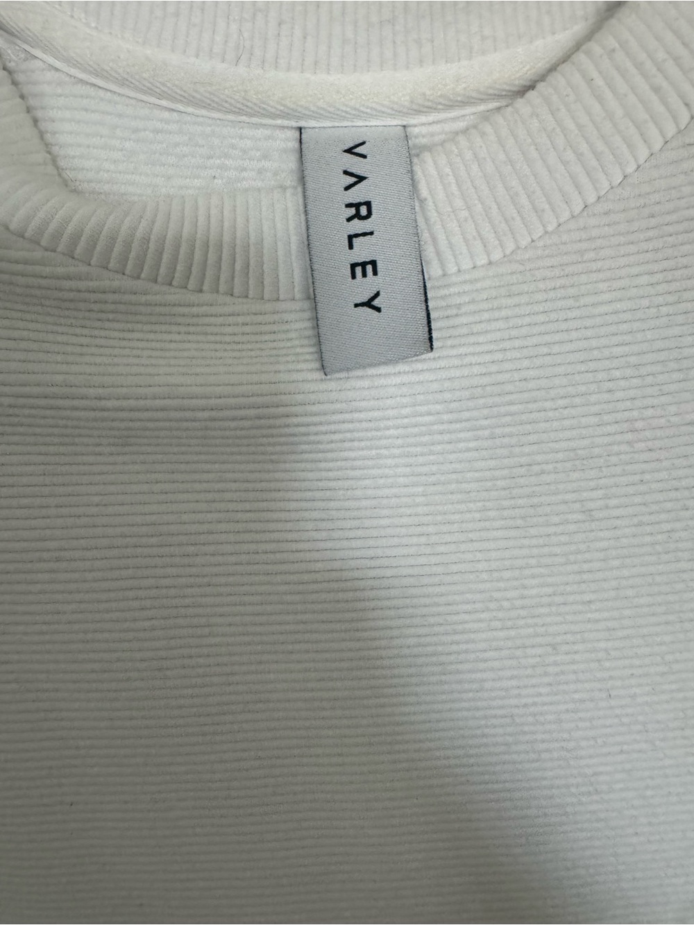 Varley Manning Sweatshirt White Small - Picture 6 of 9